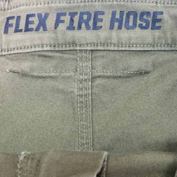 Duluth Trading Co Flex Fire Hose Green Work Pants Men's Size 44 x‎ 30 - Picture 3 of 11